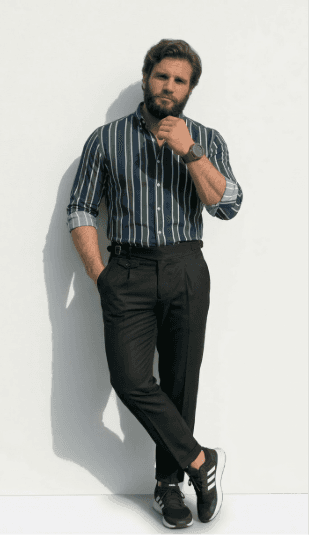 Inked Wear Burqa Pants for Men — Premium Pleat