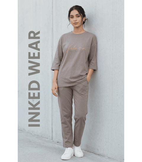 Grey Matter — Inked Wear Women's 2-Piece Loungewear Co-ord Set