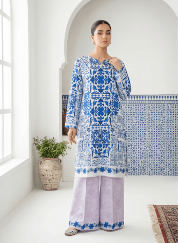 Indigo Bloom — Inked Wear Women's Printed Lawn 2-Piece Suit