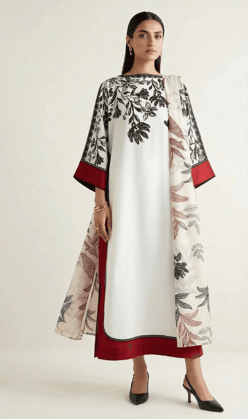 Bahar-e-Noor — Inked Wear Women's Cotton Lawn Crepe 3-Piece Suit
