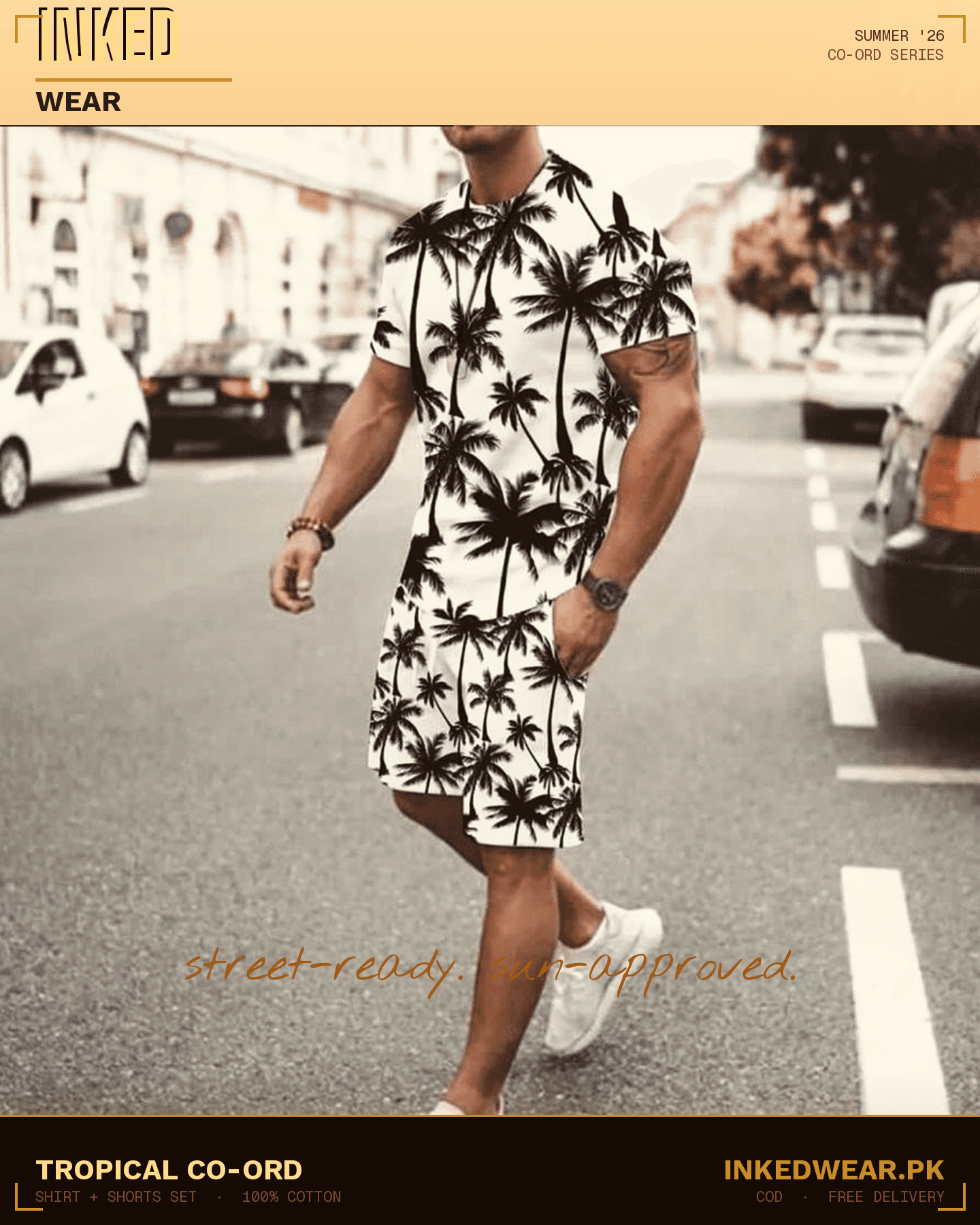 Tree printed Summer Suit
