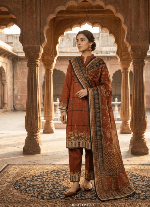 Rustic Riwayat — Inked Wear Women's Silk Crepe 3-Piece Suit